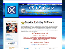 Tablet Screenshot of cdasoftware.com
